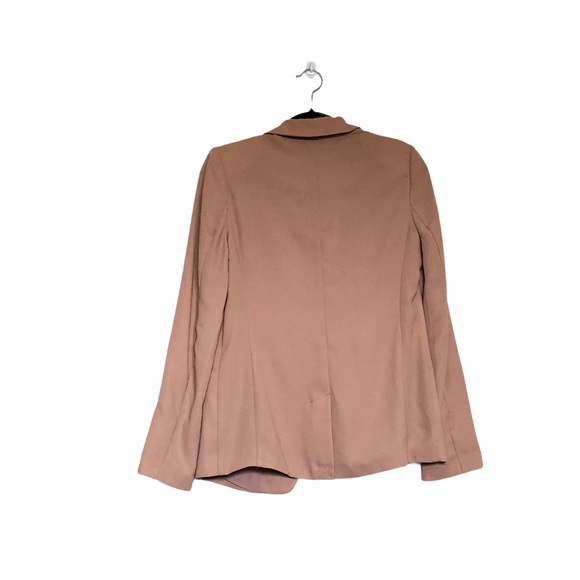 Lauren Conrad Taupe Crepe Boyfriend Blazer Size 6 - Picture 13 of 15